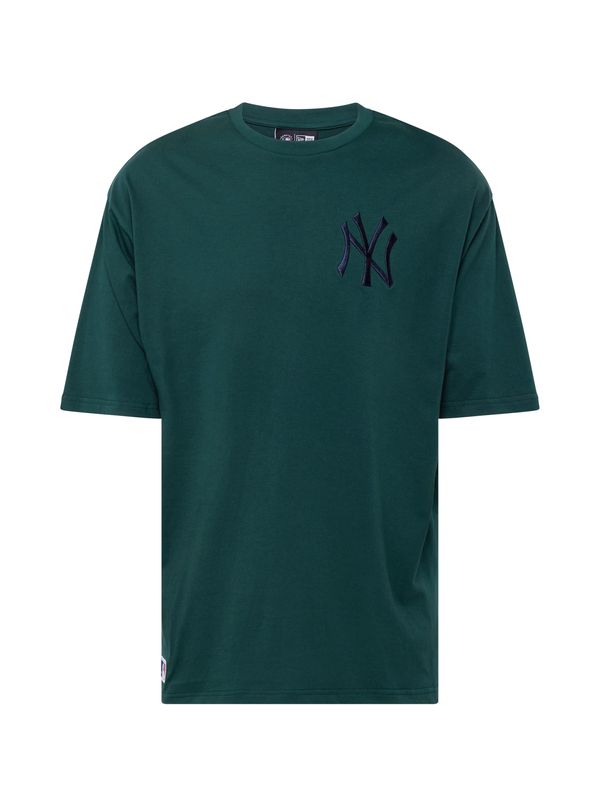 NEW ERA NEW ERA Тениска 'LEAGUE ESSENTIALS'  нейви синьо / тъмнозелено