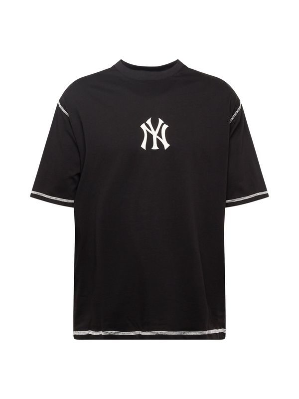 NEW ERA NEW ERA Тениска 'World Series'  черно / бяло