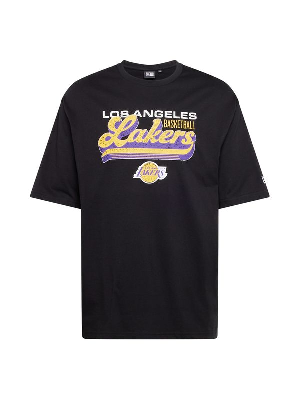 NEW ERA NEW ERA Тениска  жълто / светлолилаво / черно / бяло