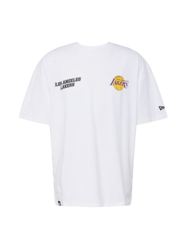 NEW ERA NEW ERA Тениска  жълто / тъмнолилаво / черно / бяло