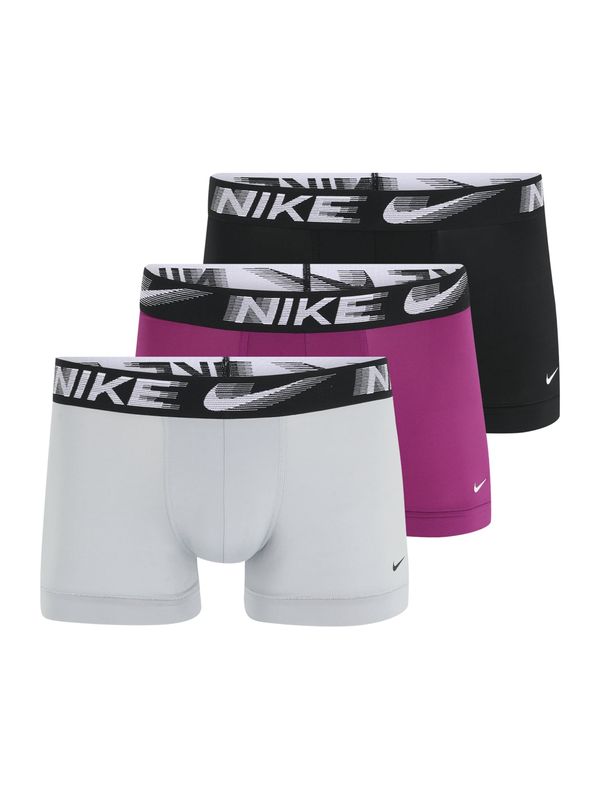 NIKE NIKE Боксерки  светлосиво / червено-виолетово / черно / бяло