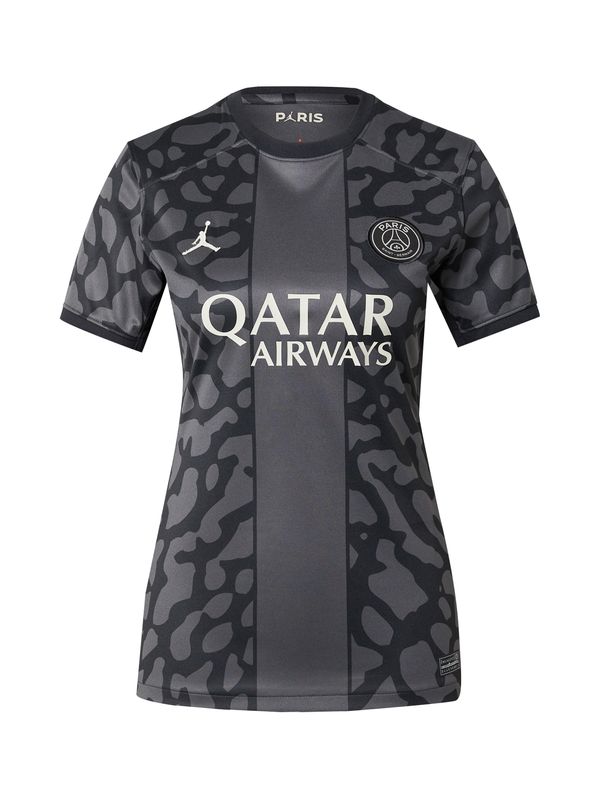 NIKE NIKE Функционална тениска  антрацитно черно / черно / бяло