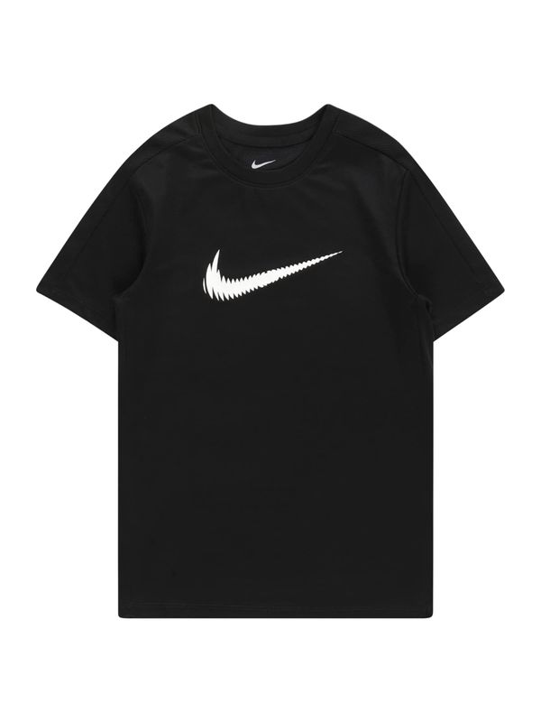 NIKE NIKE Функционална тениска  черно / бяло