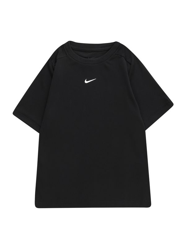 NIKE NIKE Функционална тениска  черно / бяло
