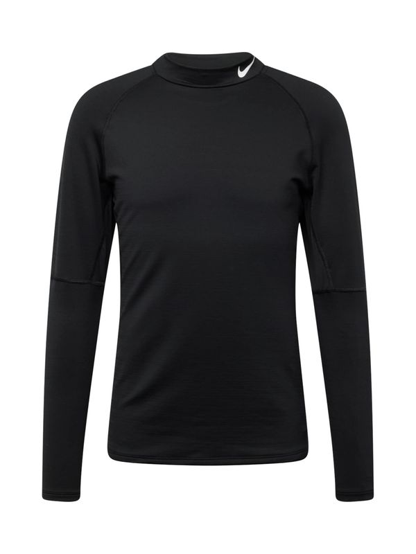 NIKE NIKE Функционална тениска  черно / бяло