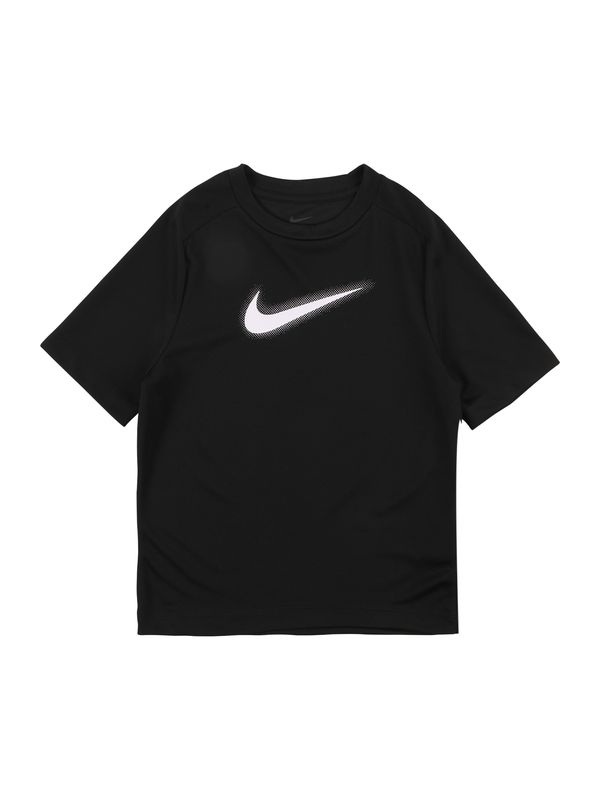 NIKE NIKE Функционална тениска  черно / бяло