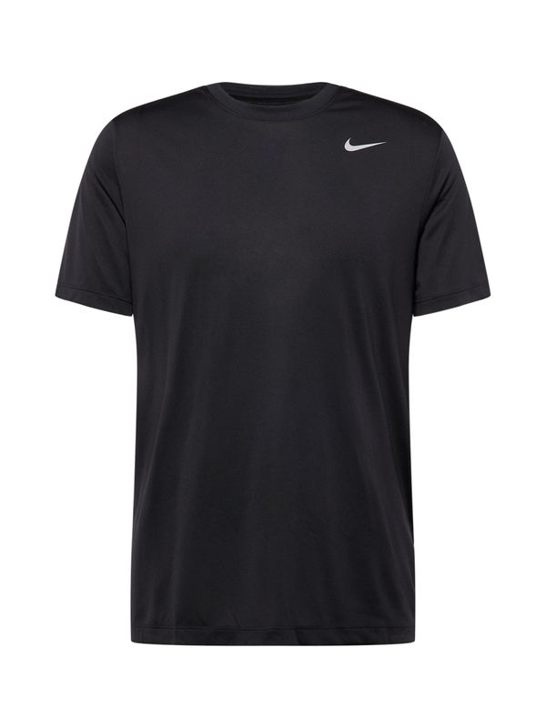 NIKE NIKE Функционална тениска  черно / мръсно бяло