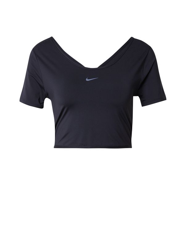 NIKE NIKE Функционална тениска 'ONE CLASSIC'  светлосиньо / черно