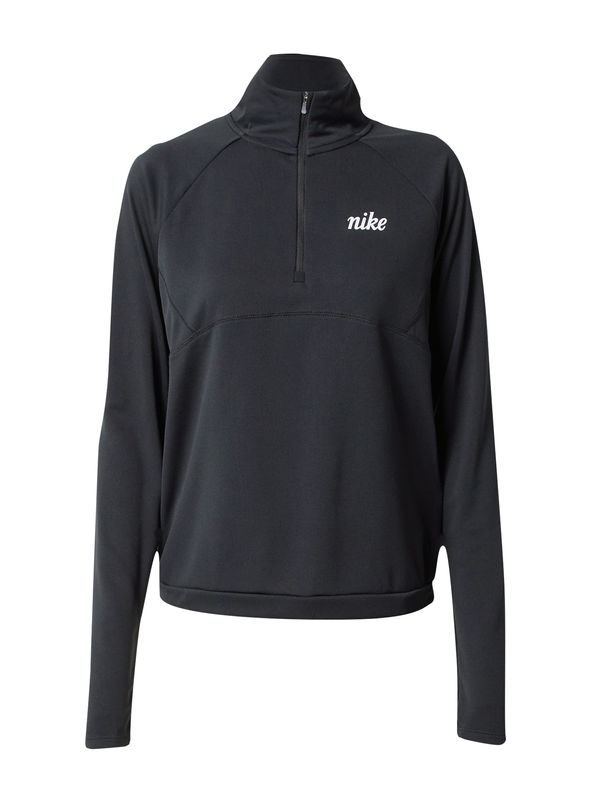 NIKE NIKE Функционална тениска 'PACER'  черно / бяло