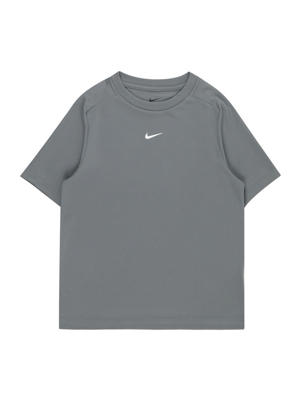 NIKE NIKE Функционална тениска  сиво / бяло