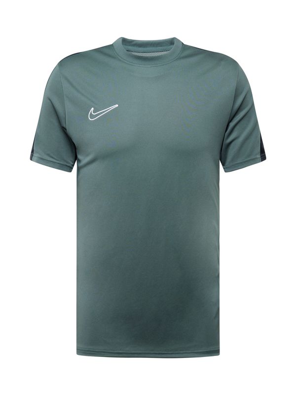 NIKE NIKE Функционална тениска  зелено / черно / бяло