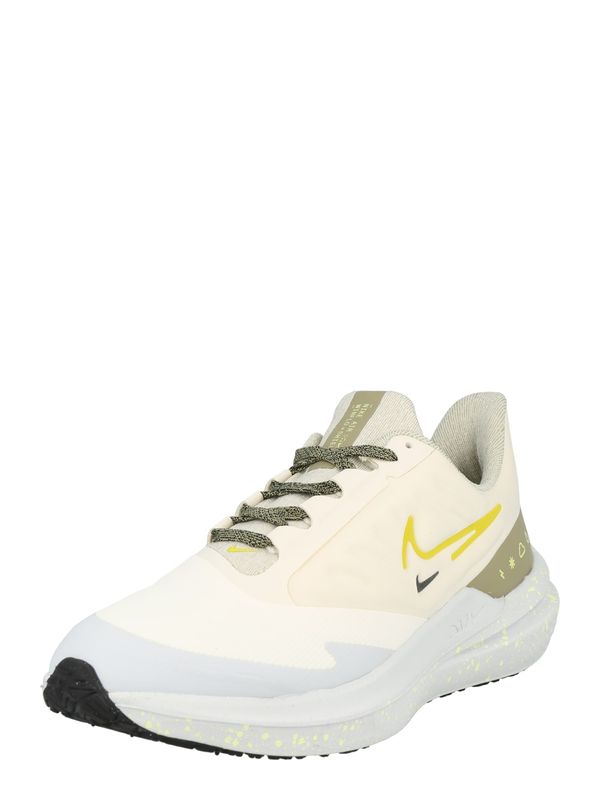 NIKE NIKE Маратонки за бягане 'Air Winflo 9 Shield'  горчица / каки / бяло / мръсно бяло