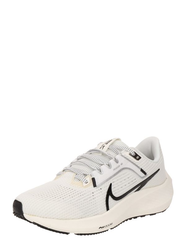 NIKE NIKE Маратонки за бягане 'Air Zoom Pegasus 40'  кремаво / черно