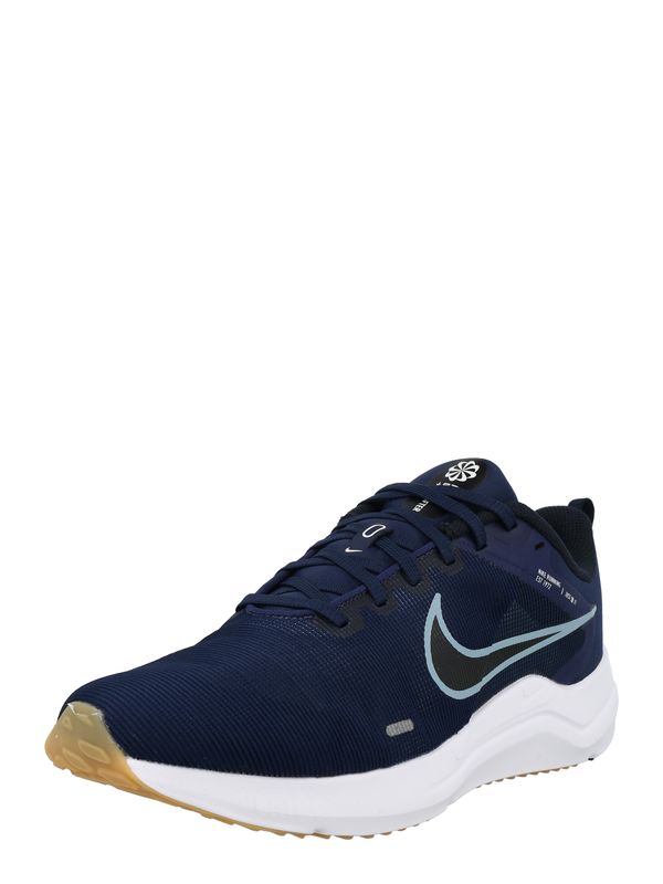 NIKE NIKE Маратонки за бягане 'Downshifter 12'  нейви синьо / бяло