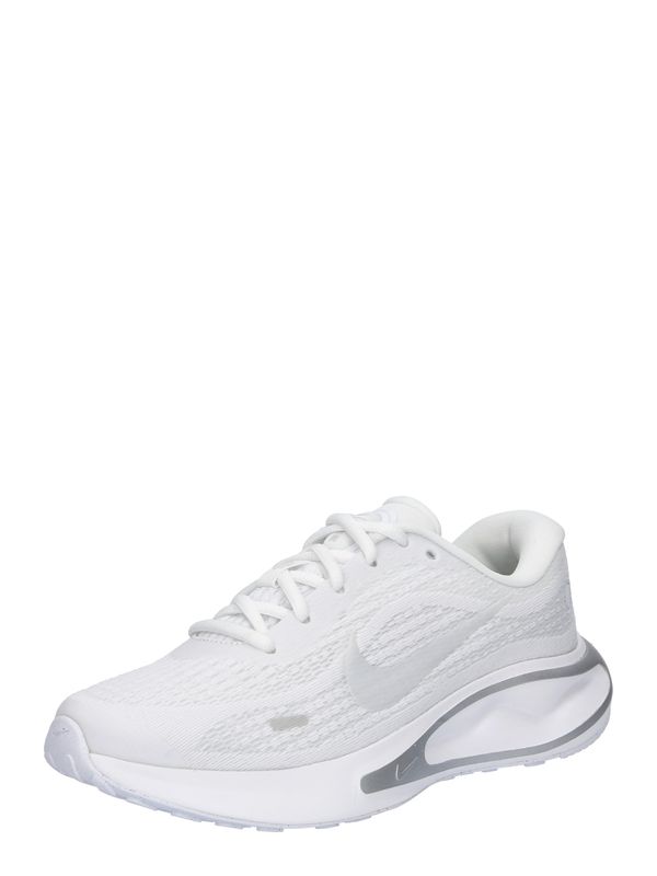 NIKE NIKE Маратонки за бягане 'Journey Run'  светлосиво / бяло