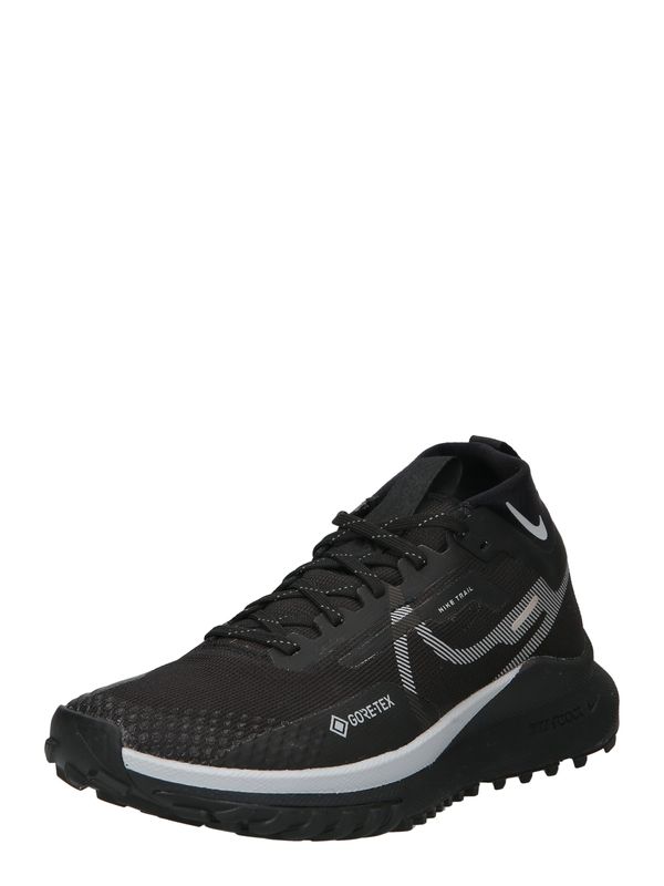 NIKE NIKE Маратонки за бягане 'React Pegasus Trail 4'  сиво / черно / бяло