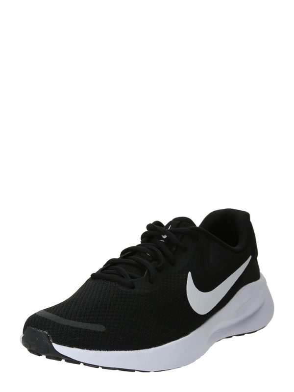 NIKE NIKE Маратонки за бягане 'Revolution 7'  черно / бяло