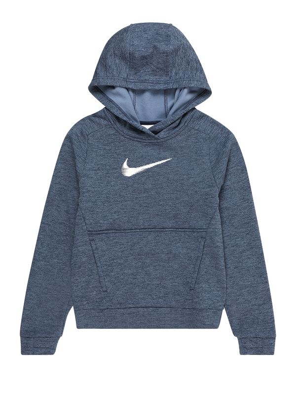 NIKE NIKE Спортен блузон  синьо меланж / бяло