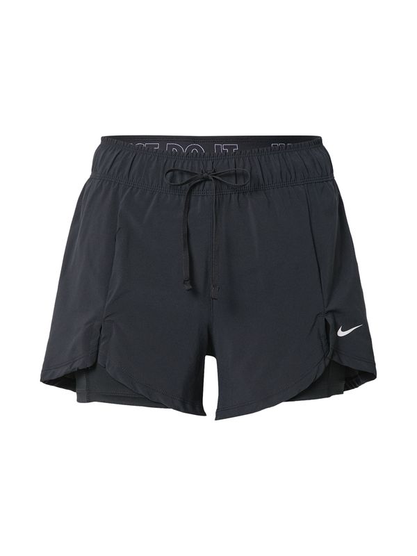 NIKE NIKE Спортен панталон  черно / бяло