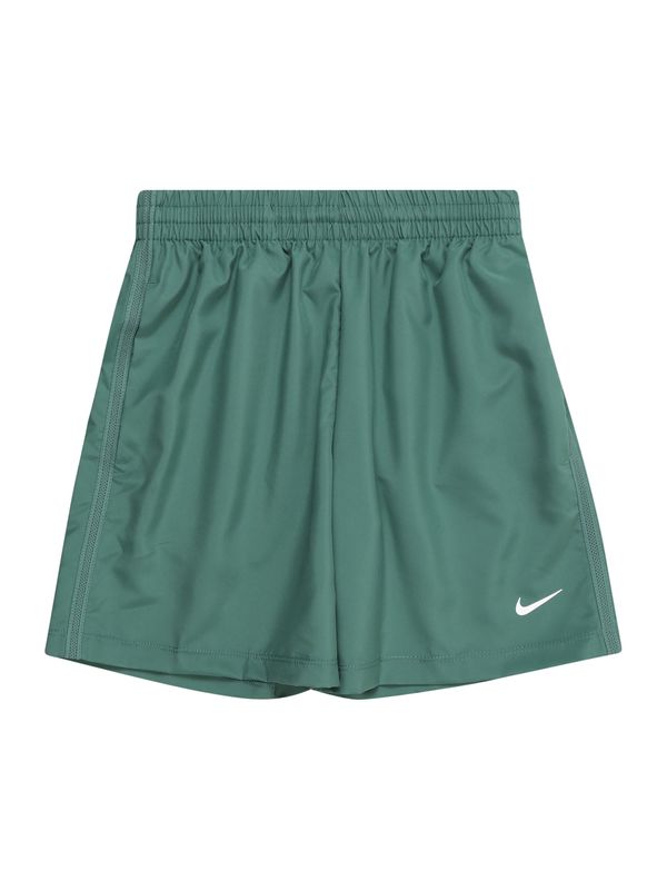 NIKE NIKE Спортен панталон  елхово зелено / бяло