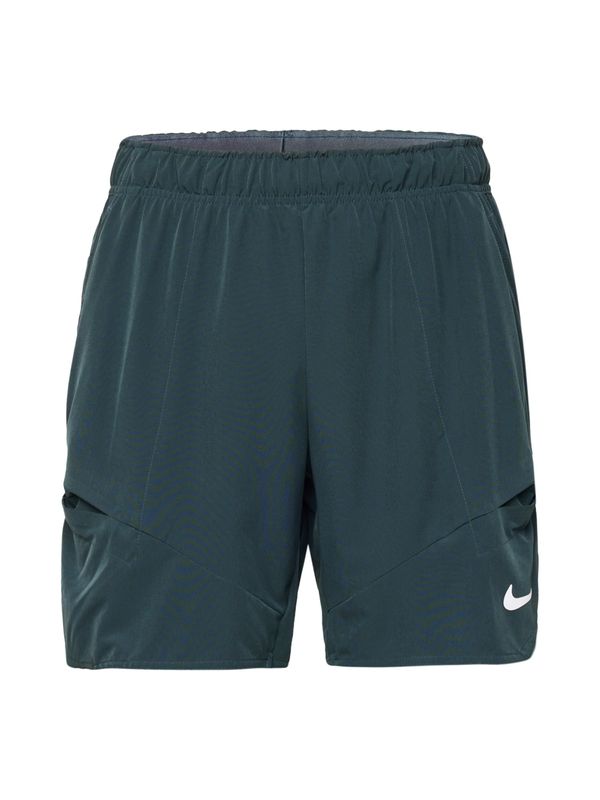 NIKE NIKE Спортен панталон  елхово зелено / бяло