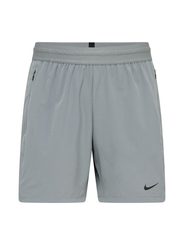 NIKE NIKE Спортен панталон 'FLEX REP 4.0'  сиво / черно