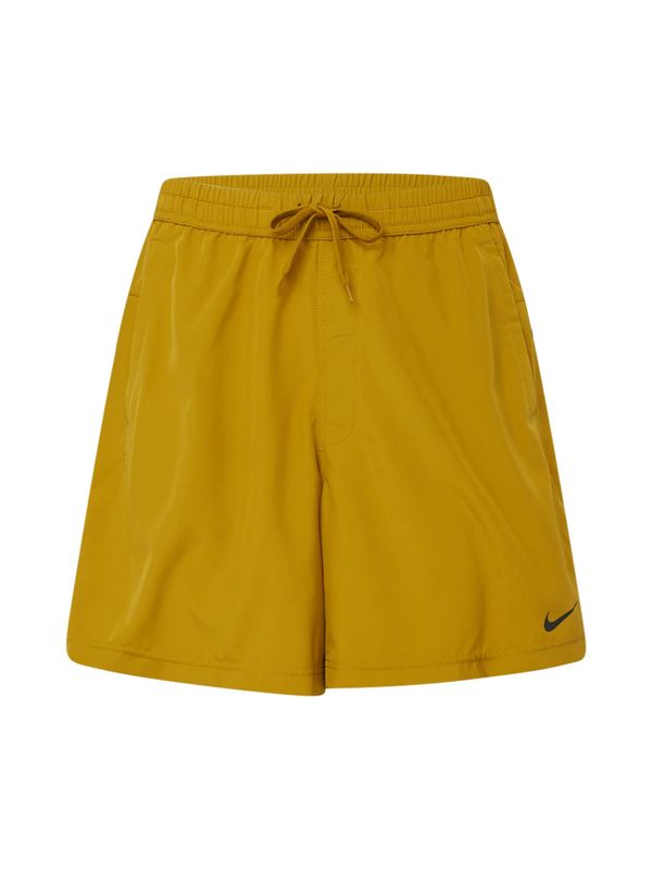 NIKE NIKE Спортен панталон  горчица / черно