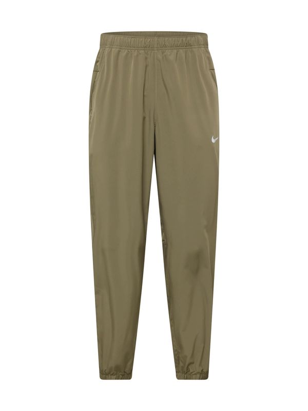NIKE NIKE Спортен панталон  каки / бяло