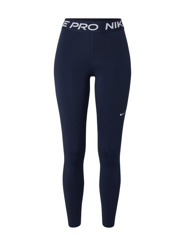 NIKE NIKE Спортен панталон  нейви синьо / бяло