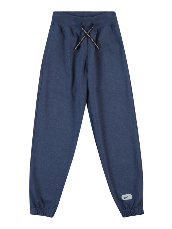 NIKE NIKE Спортен панталон  нейви синьо / сиво / черно / бяло