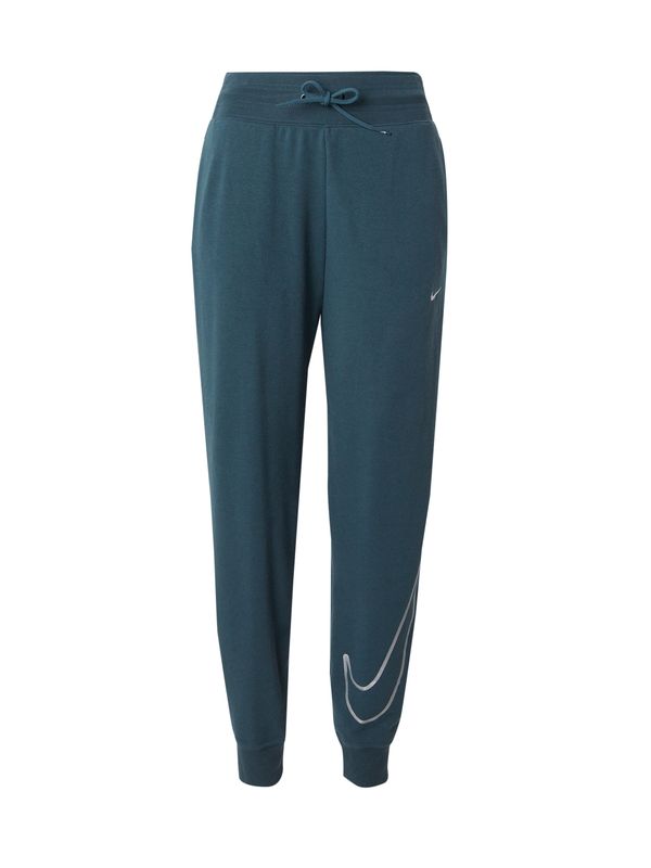 NIKE NIKE Спортен панталон 'ONE PRO'  сиво / тъмнозелено