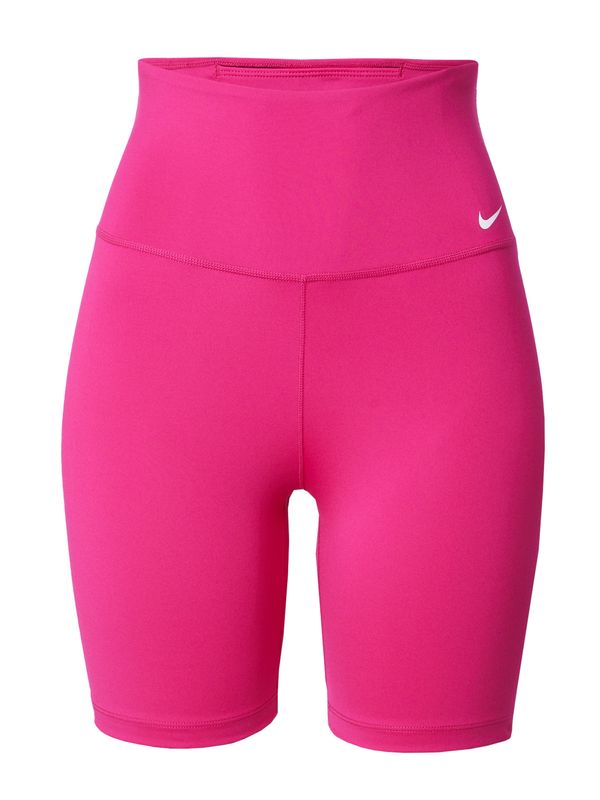 NIKE NIKE Спортен панталон 'ONE'  розово / бяло