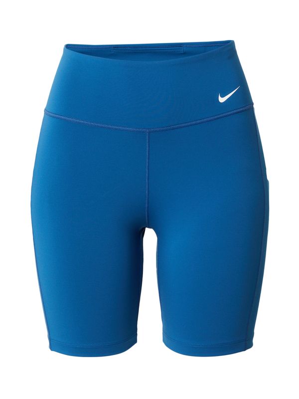 NIKE NIKE Спортен панталон 'ONE'  синьо / бяло