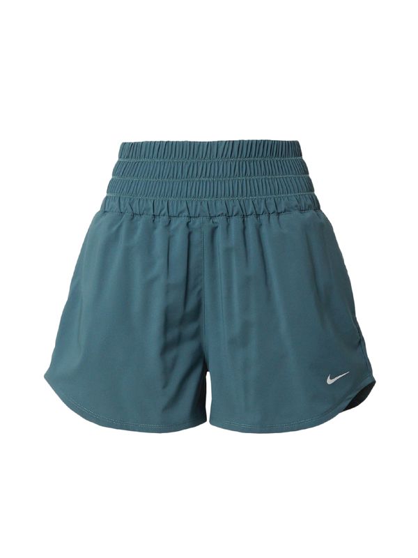 NIKE NIKE Спортен панталон 'ONE'  тъмнозелено / бяло