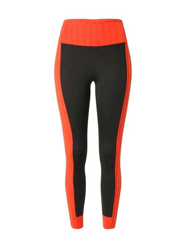 NIKE NIKE Спортен панталон  оранжево / черно