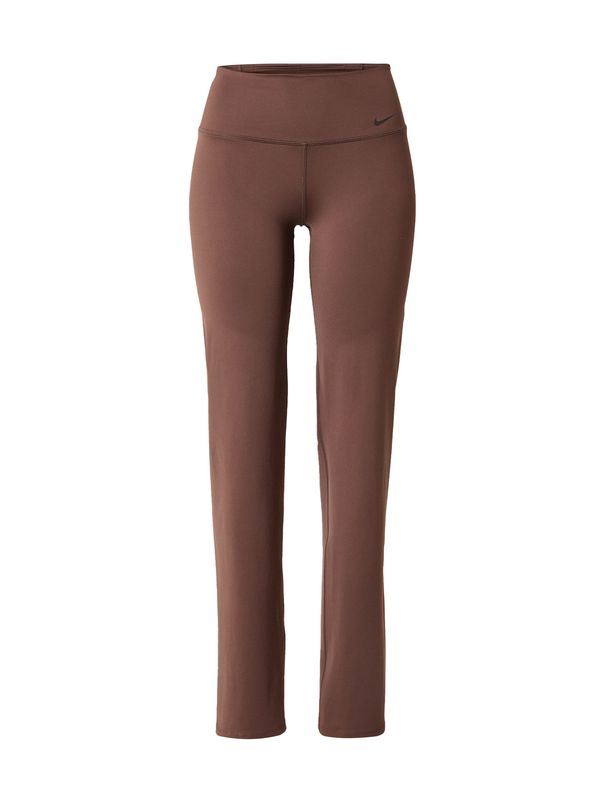 NIKE NIKE Спортен панталон 'Power Classic'  кафяво / черно