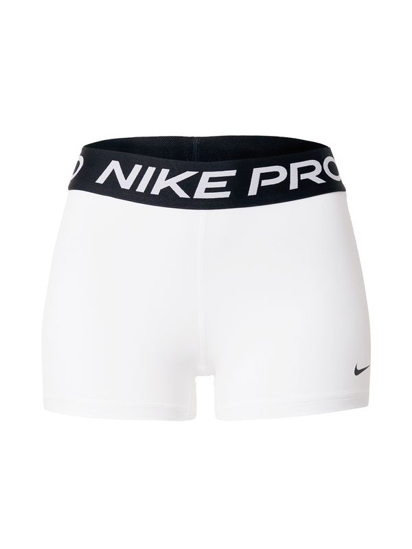 NIKE NIKE Спортен панталон 'Pro'  черно / бяло