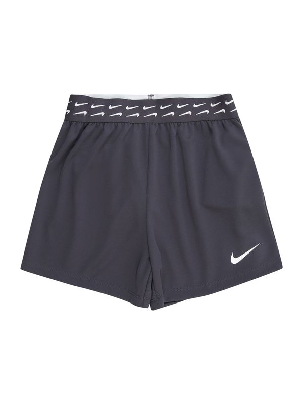 NIKE NIKE Спортен панталон  сиво / бяло