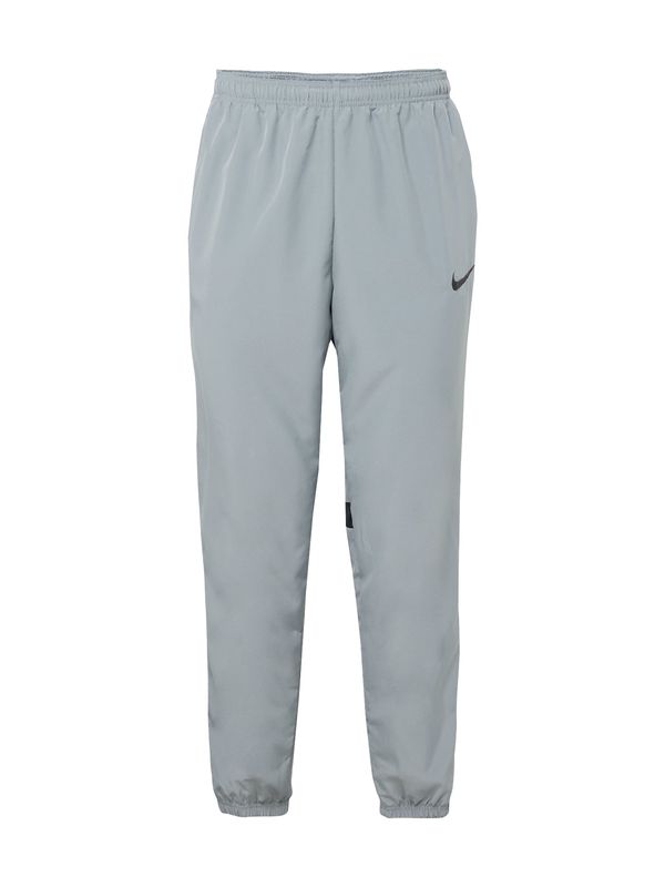 NIKE NIKE Спортен панталон  сиво / черно