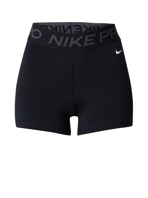 NIKE NIKE Спортен панталон  сиво / черно