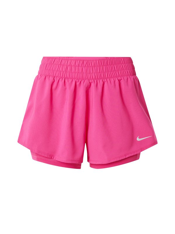 NIKE NIKE Спортен панталон  сиво / розово