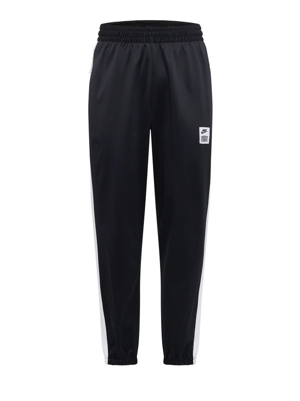 NIKE NIKE Спортен панталон 'STARTING 5'  черно / бяло