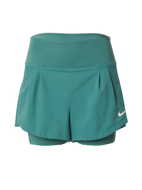 NIKE NIKE Спортен панталон  зелено / бяло