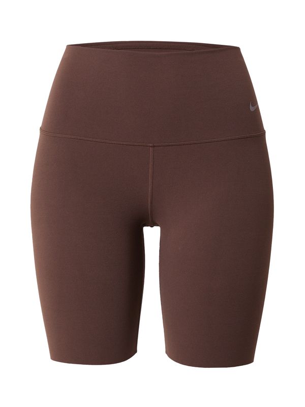 NIKE NIKE Спортен панталон 'ZENVY'  кафяво / сиво