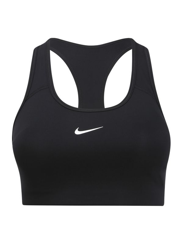 NIKE NIKE Спортен сутиен  черно / бяло
