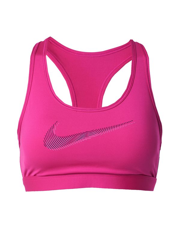 NIKE NIKE Спортен сутиен  фуксия / бледорозово / черно