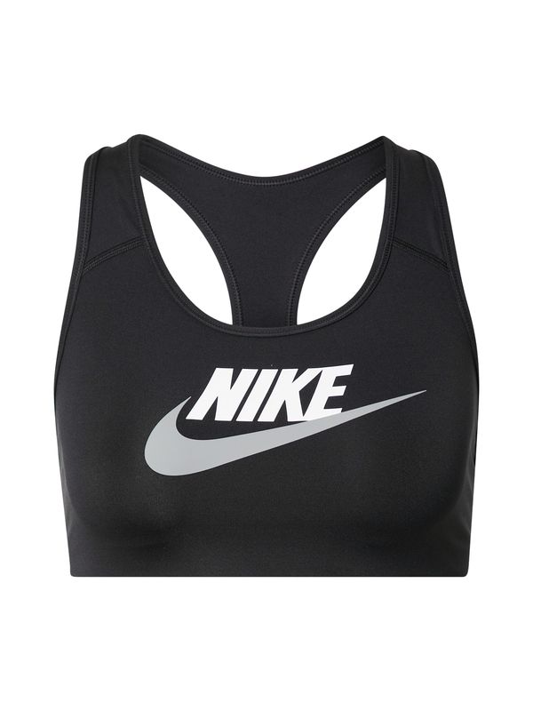 NIKE NIKE Спортен сутиен 'Futura'  черно / бяло