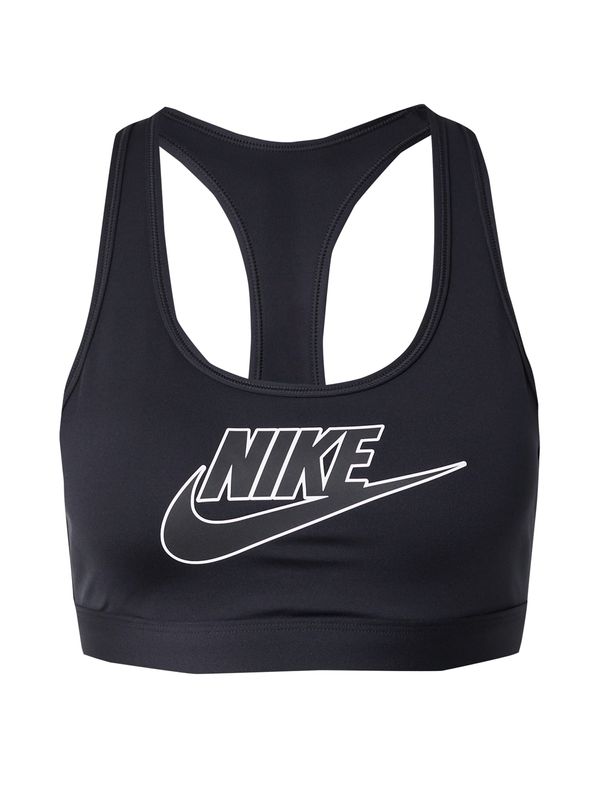 NIKE NIKE Спортен сутиен 'FUTURA'  черно / бяло