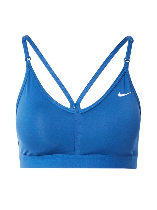 NIKE NIKE Спортен сутиен 'Indy'  синьо / бяло