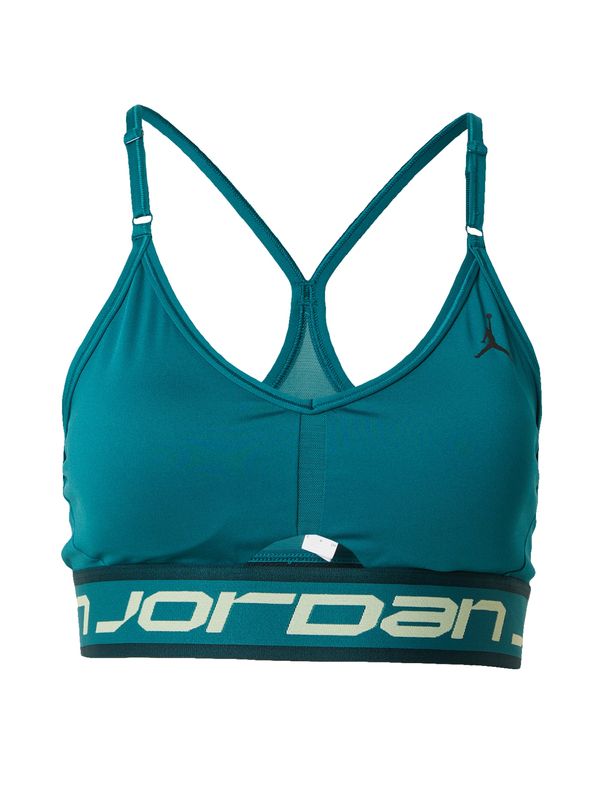 NIKE NIKE Спортен сутиен  петрол / пастелно зелено